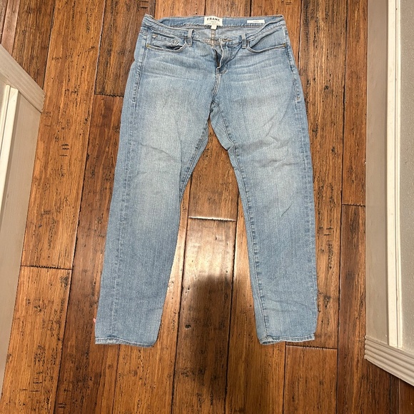 Frame Le Garcon Mid-Rise Cropped Ankle Jeans, Sz 26 - Picture 2 of 5